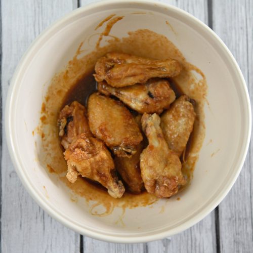 Crispy Air Fryer Chicken Wings With Honey Sriracha Father and Us