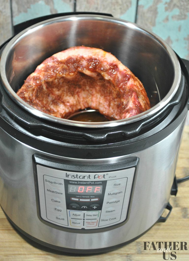 Dry Rub Instant Pot Ribs Recipe Father and Us