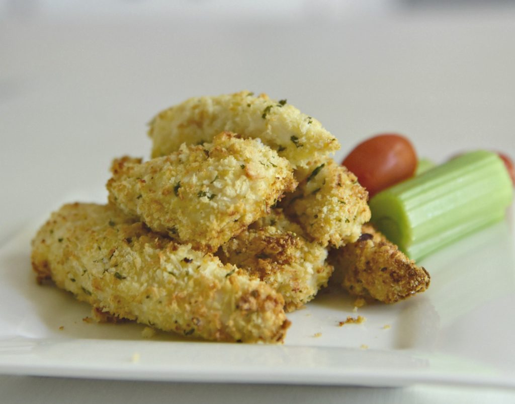 Panko Crusted Air Fried Chicken Tenders Father and Us