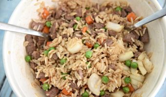 Beef Fried Rice-Air Fryer Recipe