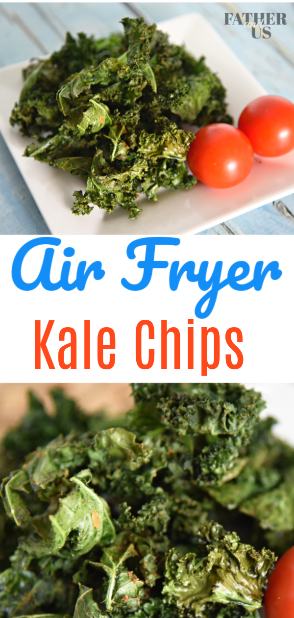 Air Fryer Kale Pin Father and Us