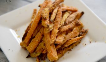 Panko Crusted Air Fryer Sweet Potato Fries