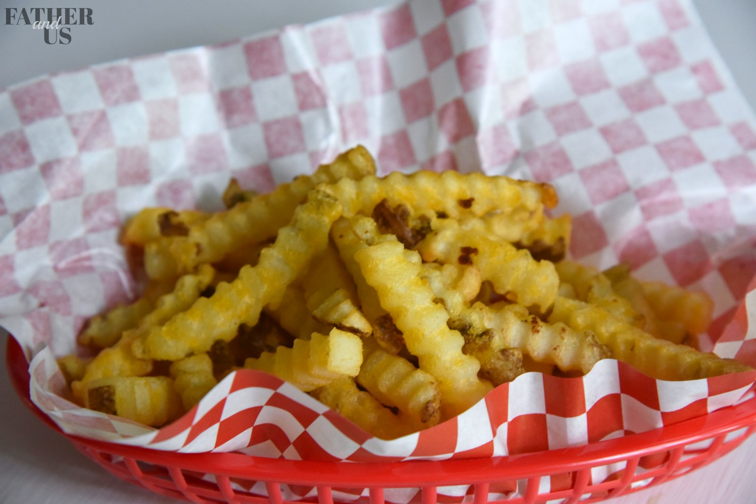 these crinkle cut fries are a lot of fun for kids