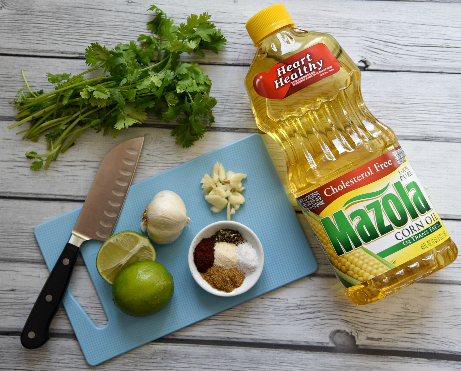 Marinade ingredients for chicken street taco Grilled Foil Pack Meals