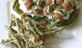 Panko Crusted Air Fryer Green Beans Recipe