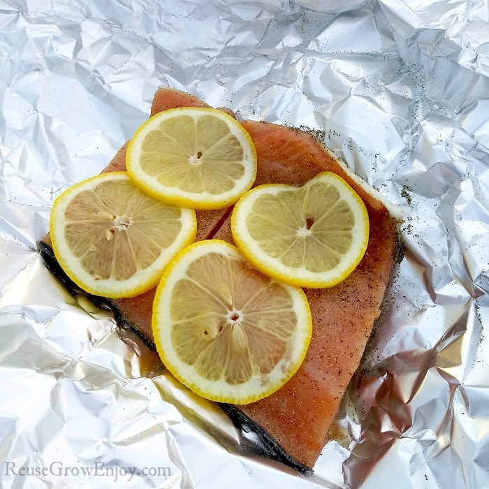 Campfire Dinner Salmon Packet