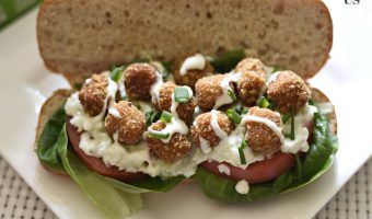 Veggie “Chicken” Po’ Boy Sandwich