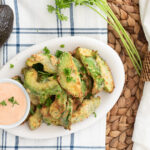 Air Fryer Avocado Fries being served as an appetizer.