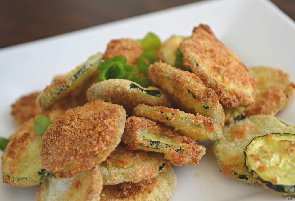 Air Fryer Zucchini Parmesan Chips