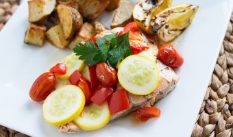 Mediterranean Salmon Foil Packet Recipe