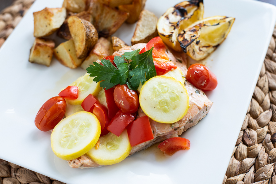 Mediterranean Salmon Foil Packet