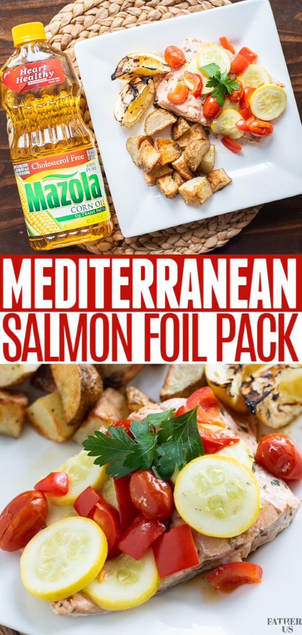 Salmon Foil Packet Pin
