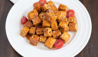 Sweet and Spicy Air Fryer Tofu