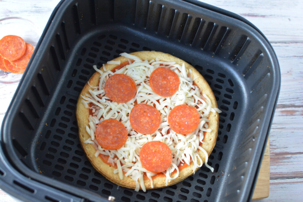 Pizza in air fryer instructions 4 - Father and Us