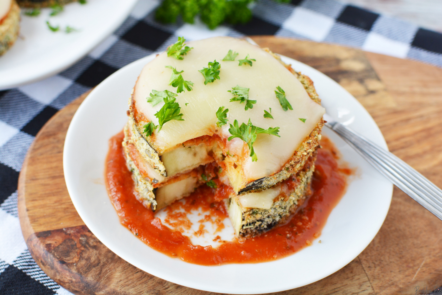 Eggplant parmesan in an Air Fryer